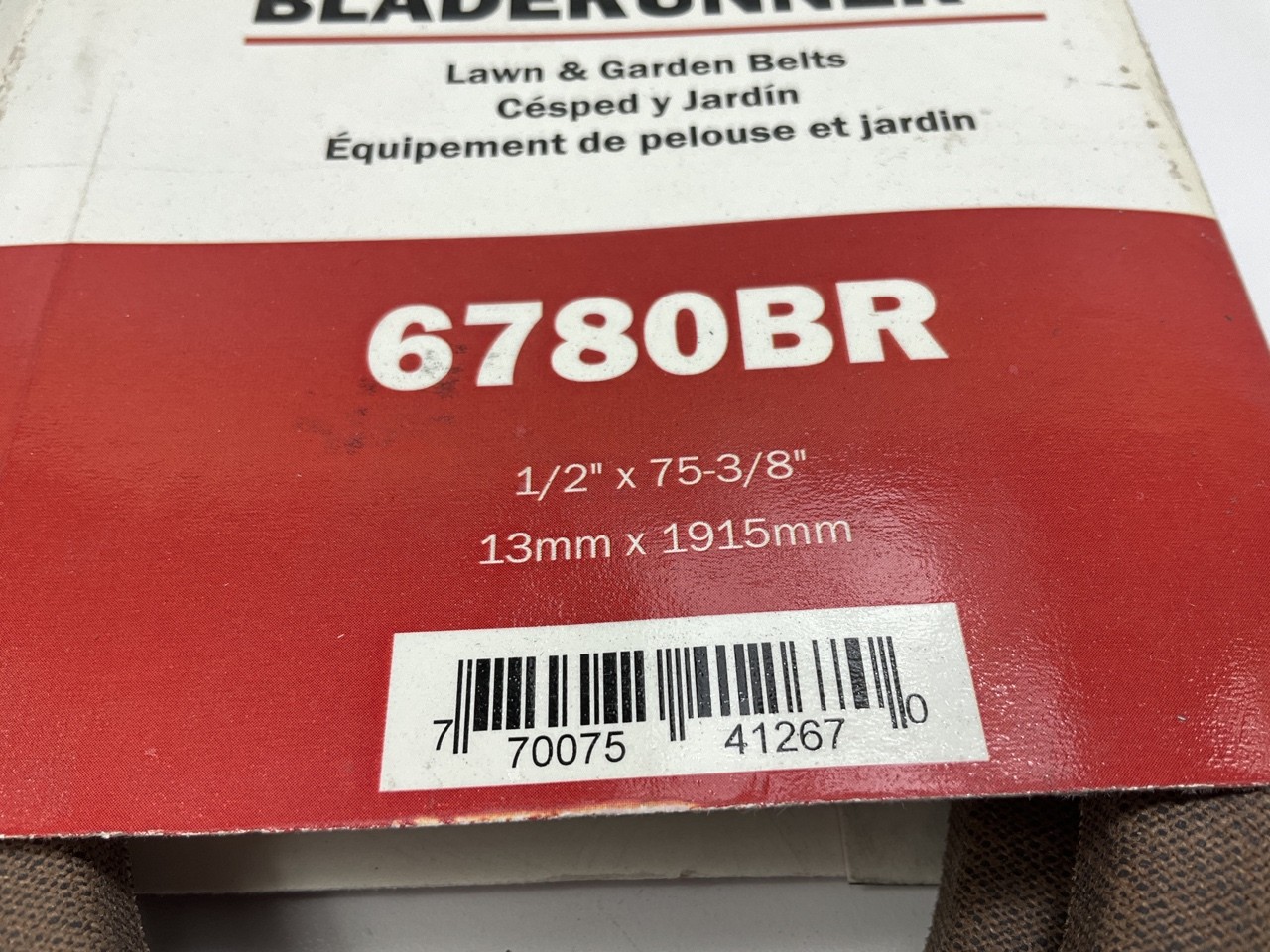 Gates 6780BR BladeRunner Power Equipment Accessory Drive Belt, 1/2″ X 75-3/8″