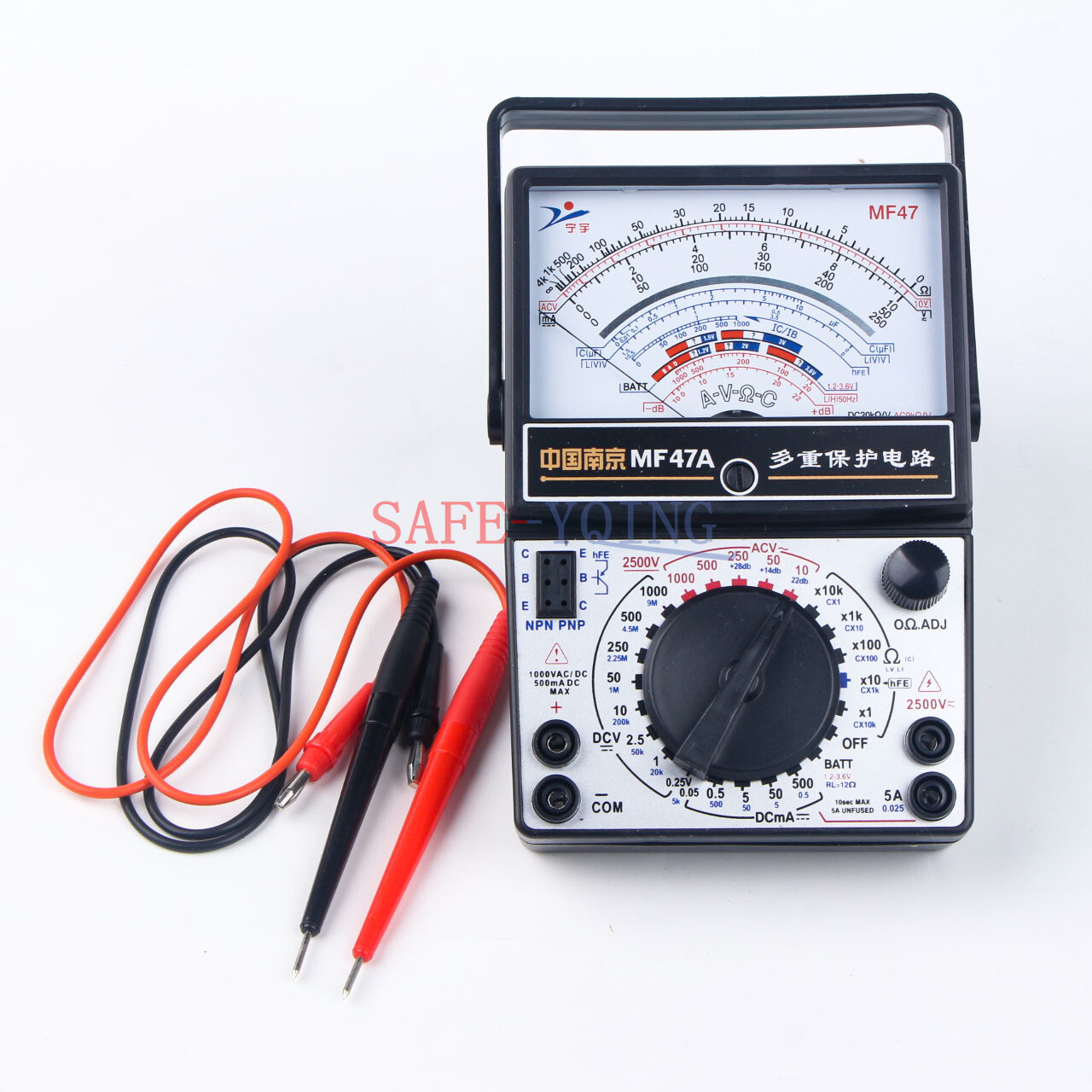 Electrical MF47 Current Resistance AC/DC Volt Testing Pointer Multimeter New