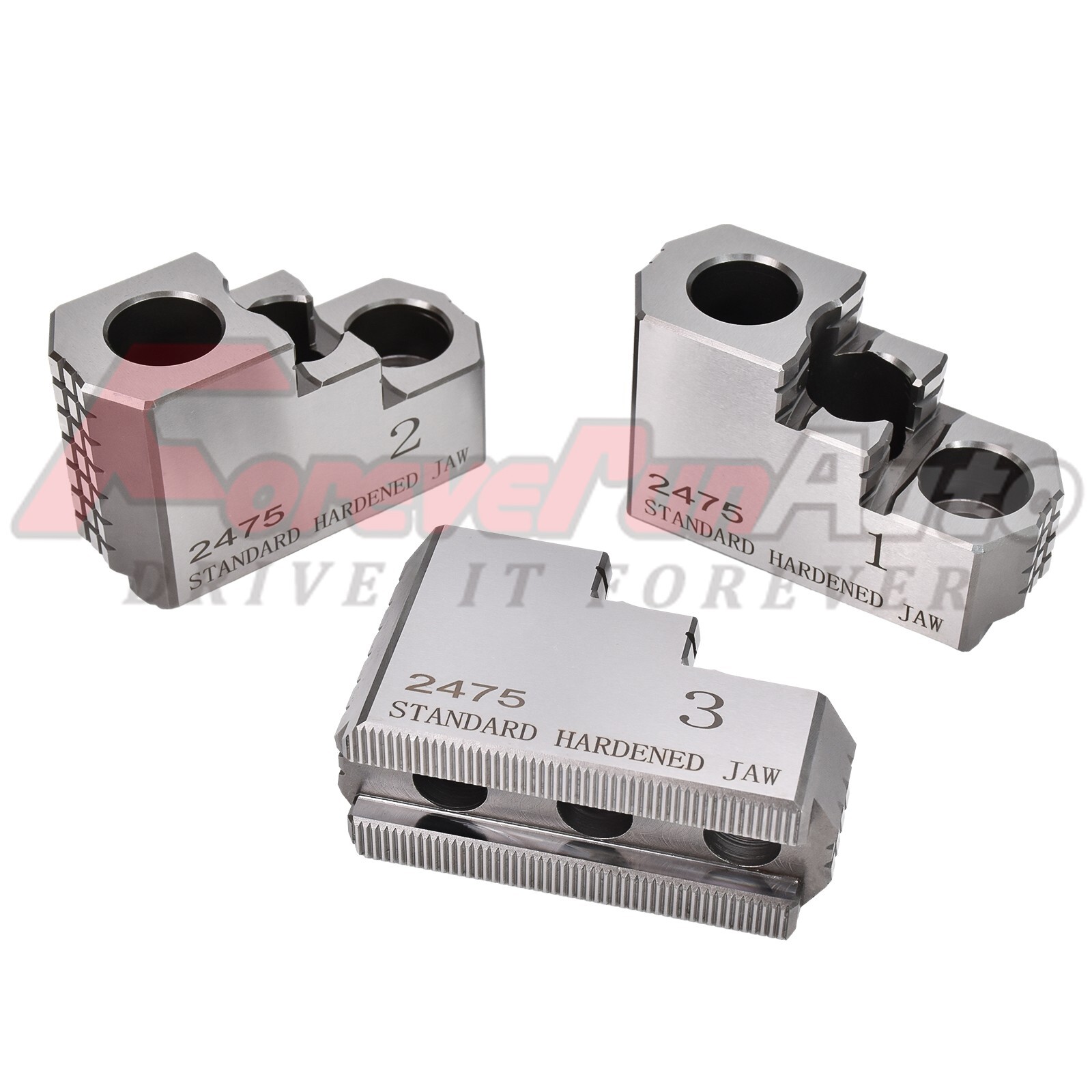 6″ Double Step Hard Jaws for Lathe 3 Claw Hydraulic Power Chuck Kitagawa 3 PCS