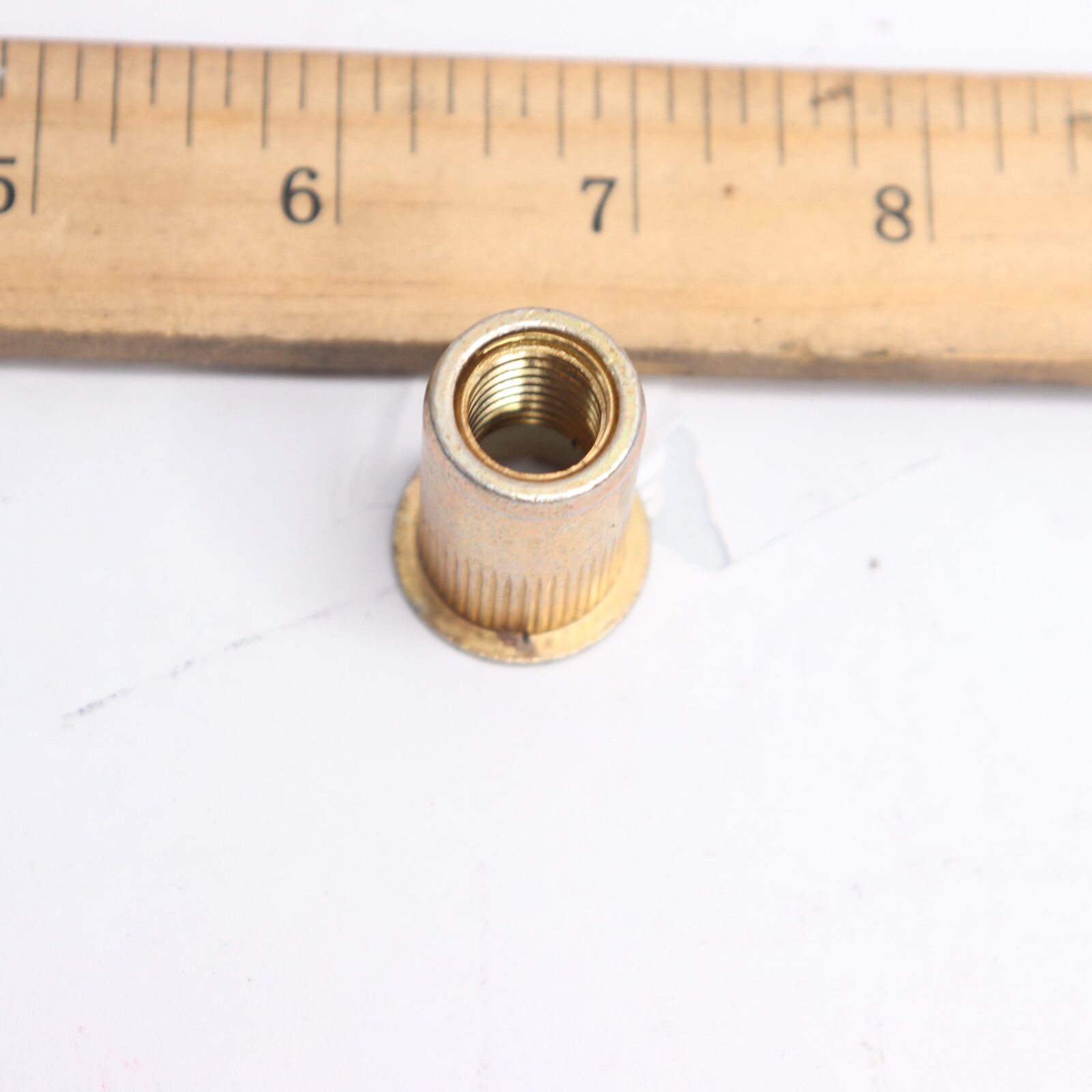 BULK DISCOUNT | Rivet Nut Yellow Zinc 7/16-14″ x 13/16″