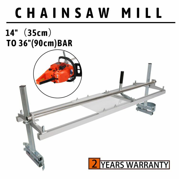 Chainsaw Mill 14″-36″ Portable Chain Saw Mill Aluminum Steel Planking Lumber