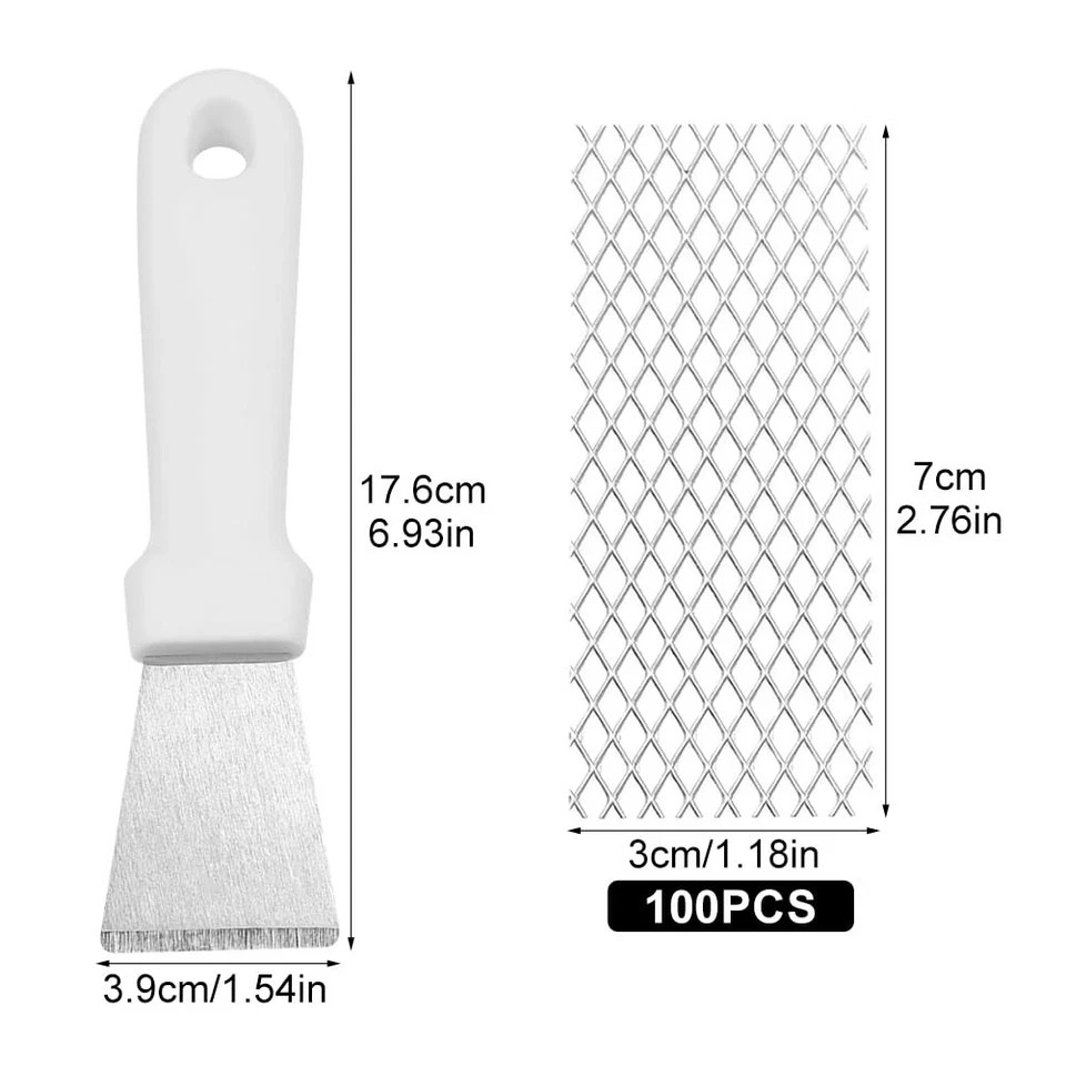 QKDS 100 PCS Stainless Steel Brick Weep Hole free size, As Picture Show