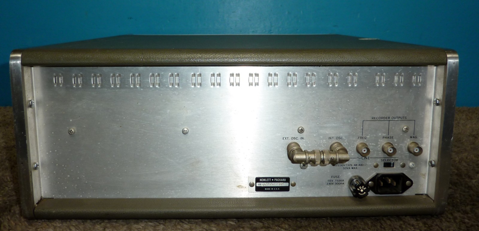 HP Hewlett Packard 4815A RF Vector Impedance Meter-