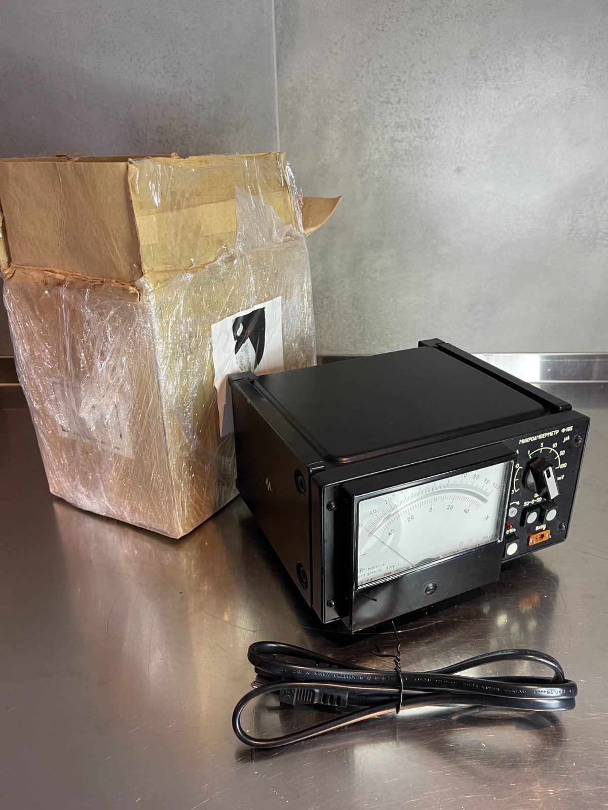 Laboratory Precision Microammeter Ammeter 0 50 100 500 nA 0 1 5 10 50 100 µA New
