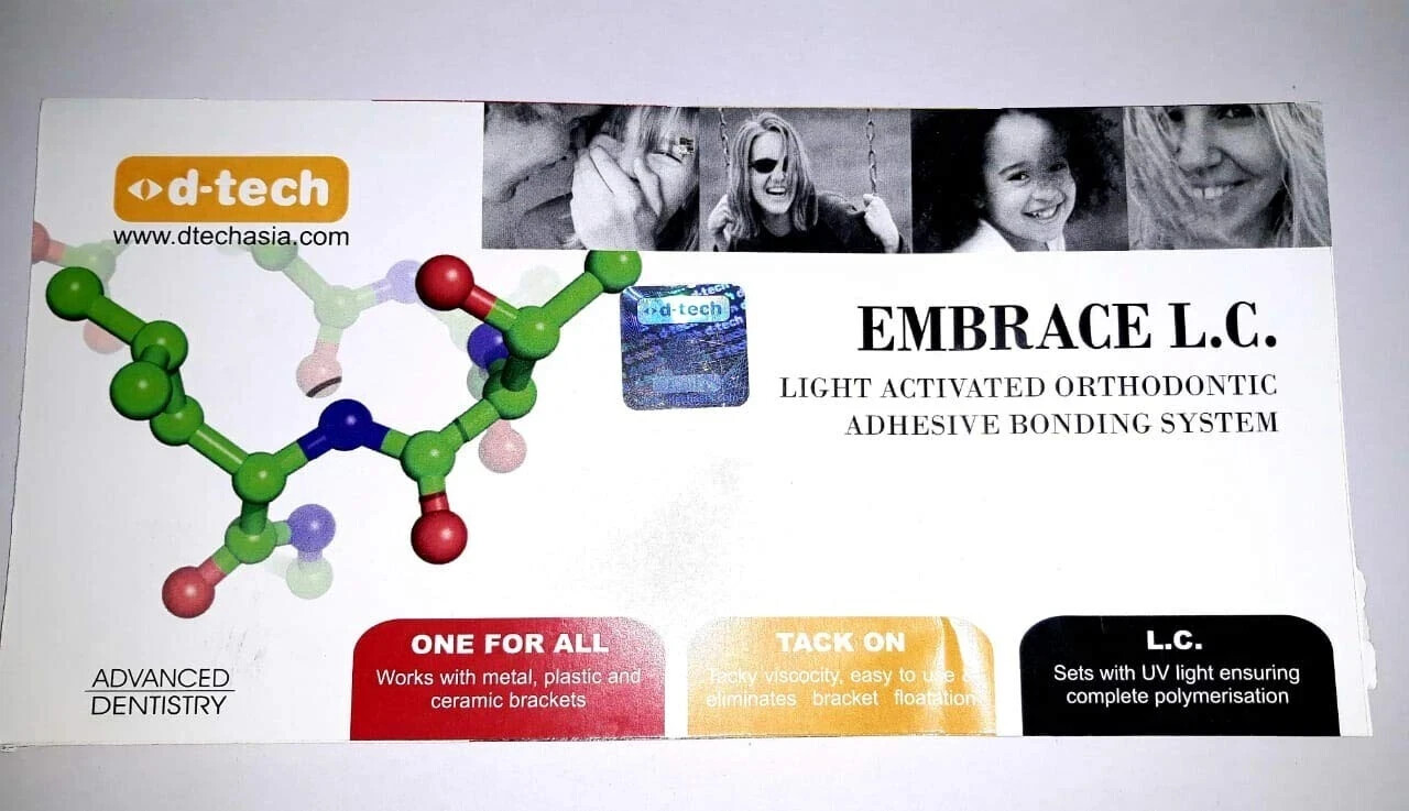 D Tech Dental EMBRACE LC Light Cure Adhesive & Primer Kit for Brackets