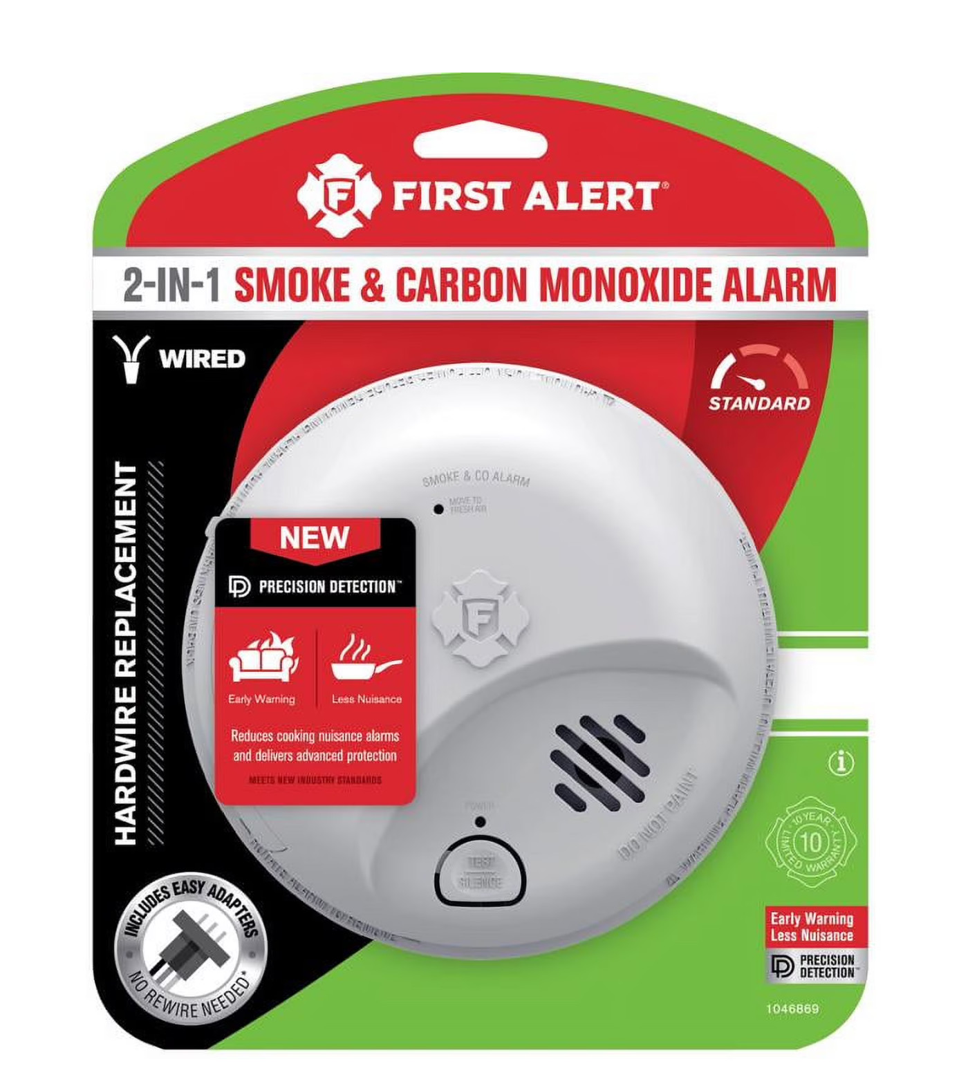 First Alert 1046869 Hard Wired w/Battery Back-Up Smoke & Carbon Monoxide