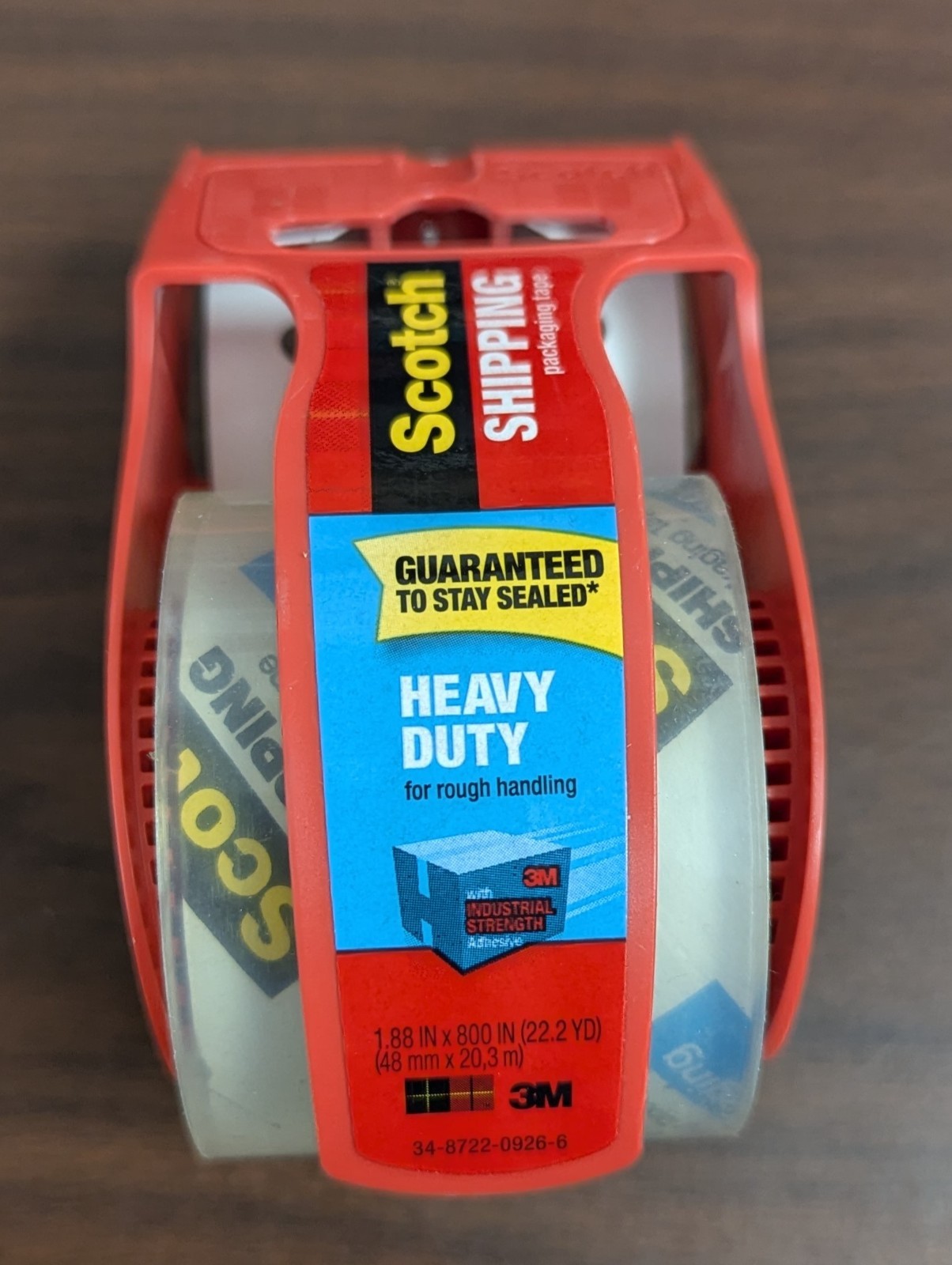 LOT OF 12 ROLLS – SCOTCH HEAVY DUTY SHIPPING PACKAGING TAPE 1.88in x 22.2YD