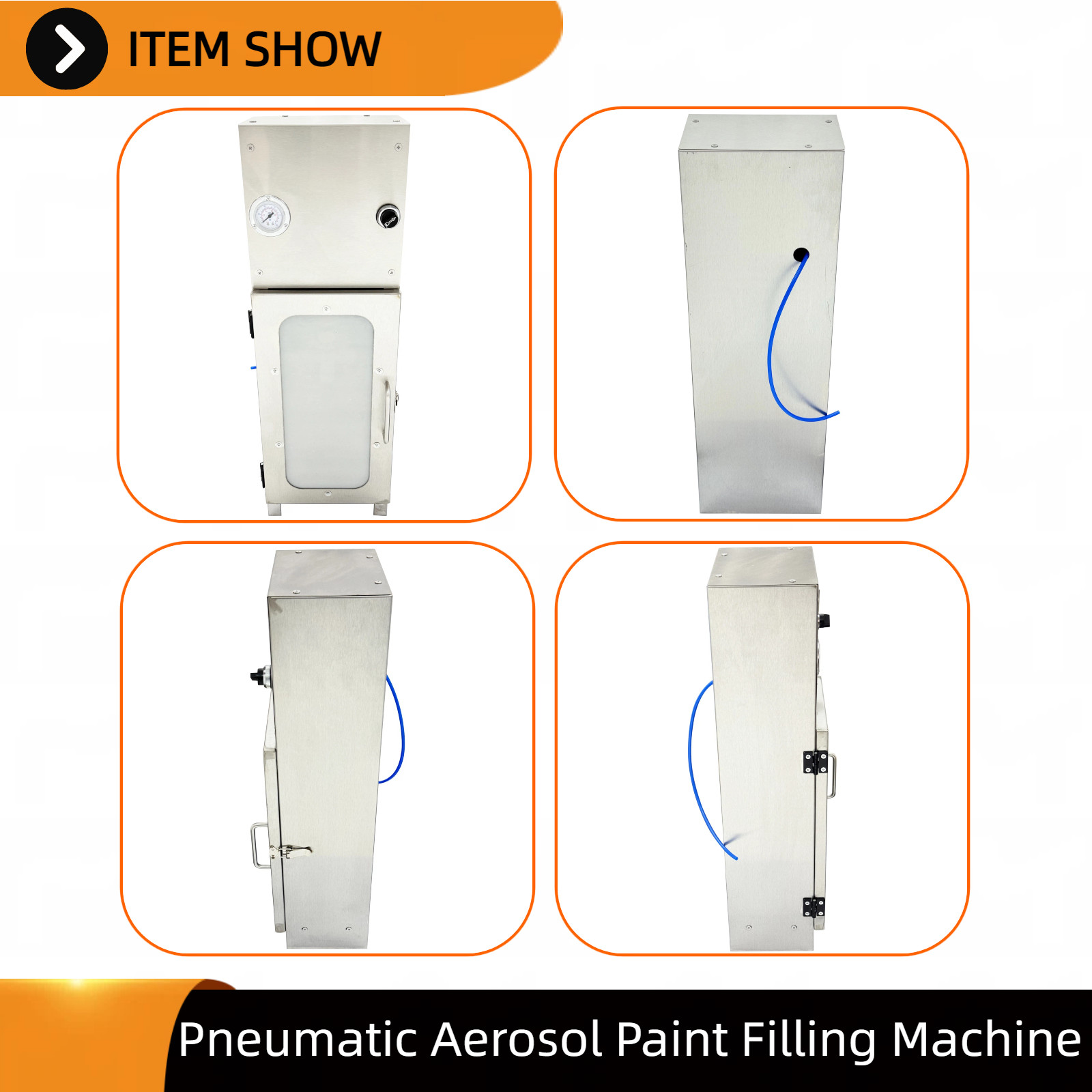 Spray Paint Filling Machine 200ml Pneumatic Semi-Auto Spray Paint Filler