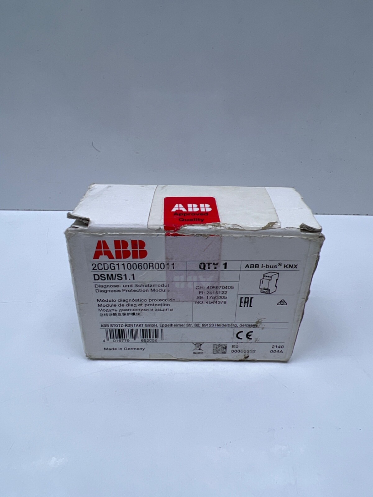 DSM/S 1.1 ABB 2CDG110060 R0011, Diagnosis Protection Module
