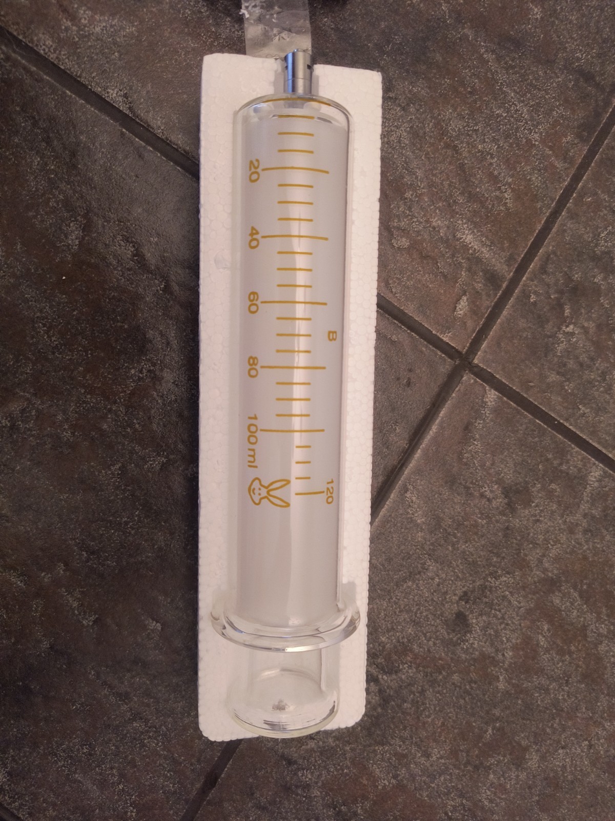 120 mL Large Volume GLASS SYRINGE LUER LOCK TIP / SLIP TIP DISPENSER NEW USA