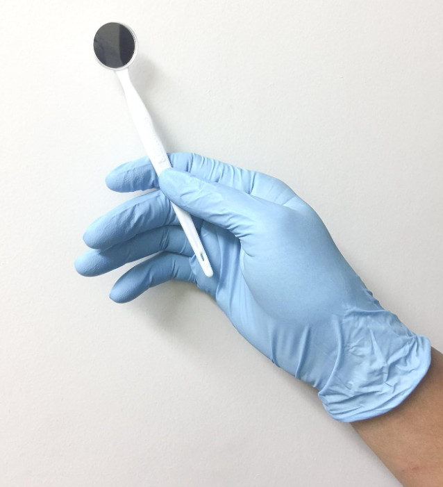 Infi-Touch, Blue Multi Purpose, Medium Duty Disposable Nitrile Gloves, 9.5″