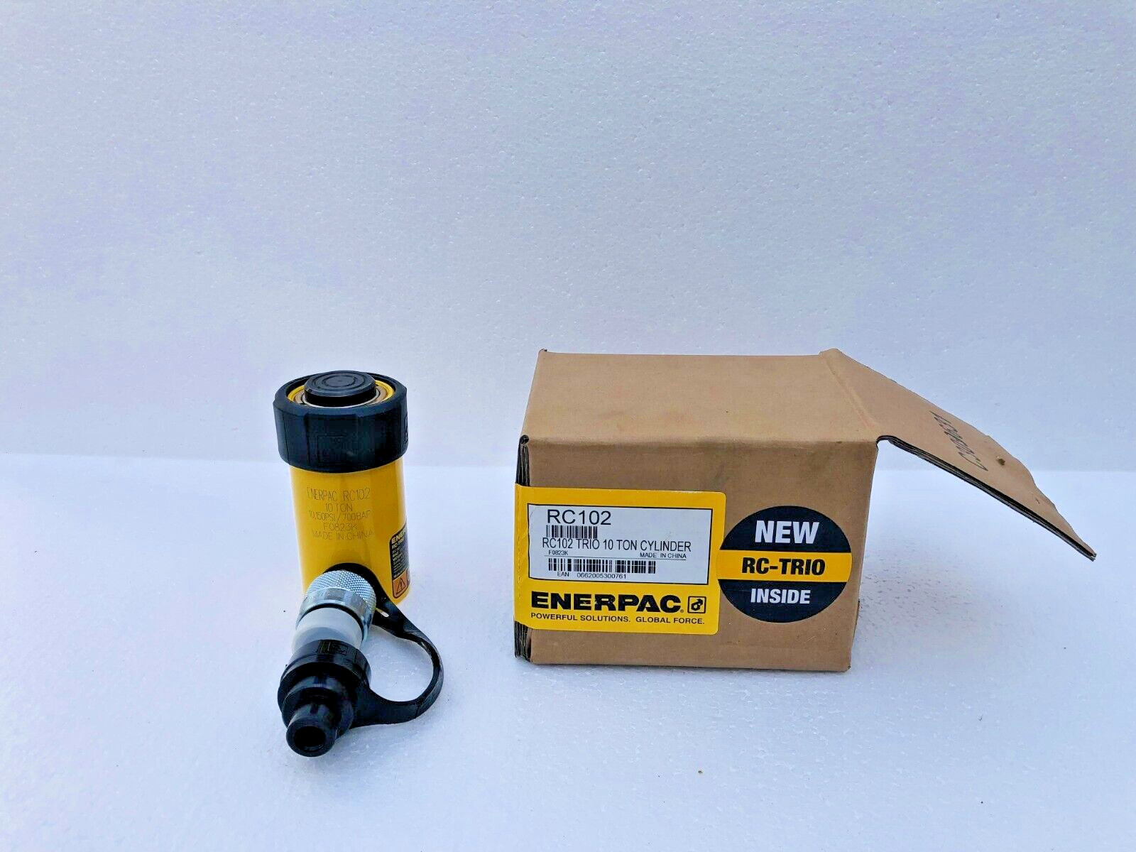 Enerpac RC 102 Trio Hydraulic Cylinder Single Acting 10 Ton Capacity 2″ Stroke