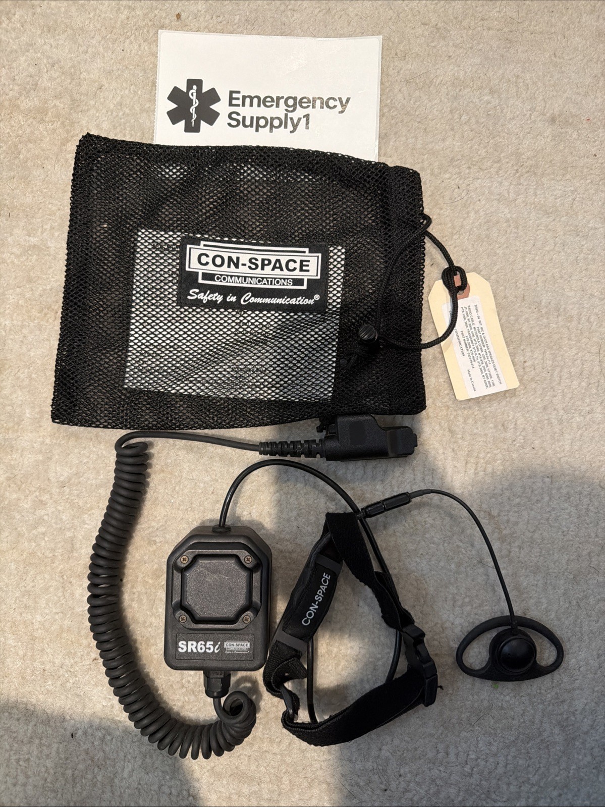 Con-Space™ SR65i Radio PTT button & XTS Cable for Motorola XTS5000 XTS3000 Savox