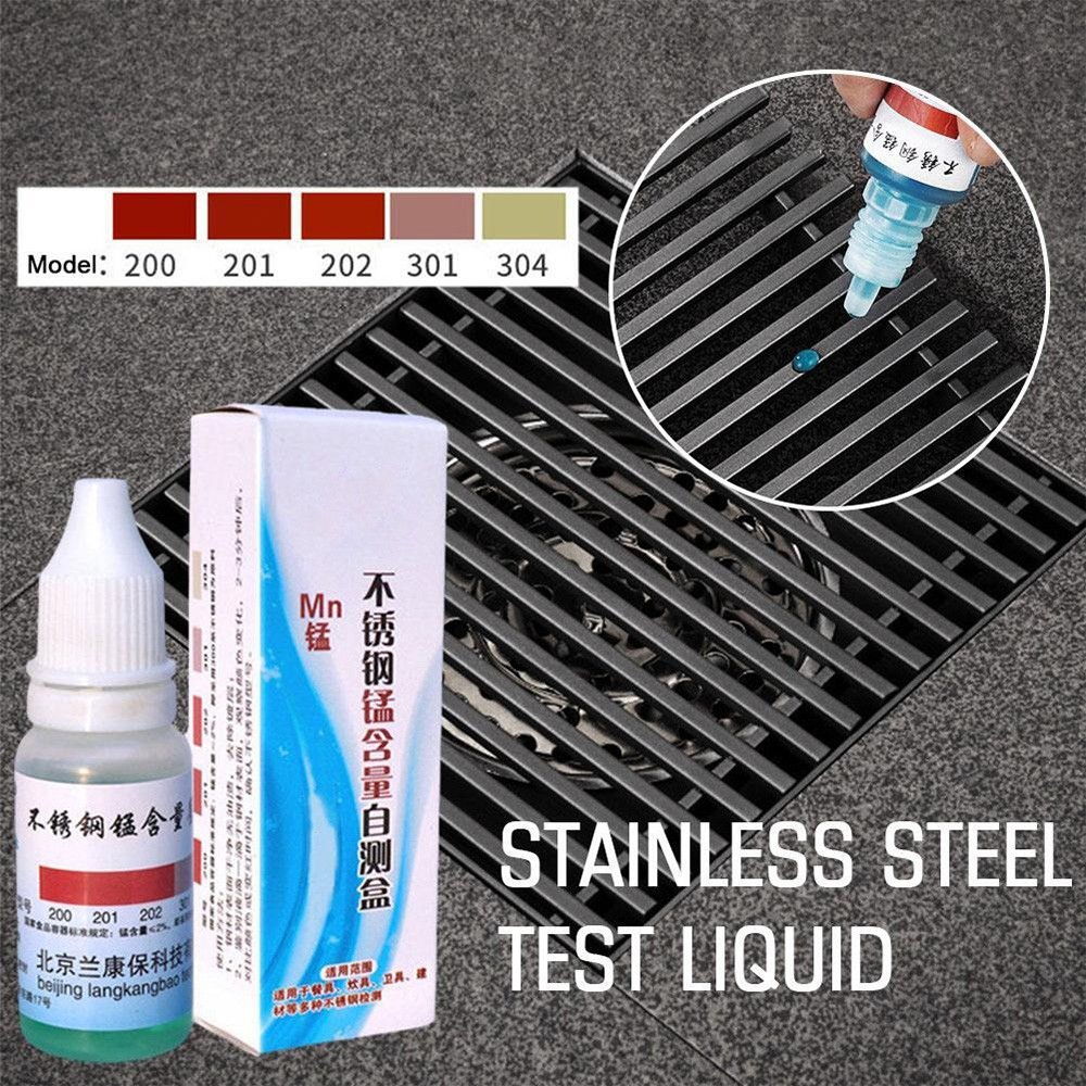Stainless Steel Testing Reagent for Liquid Manganese Detection 304 Model 12ml*1
