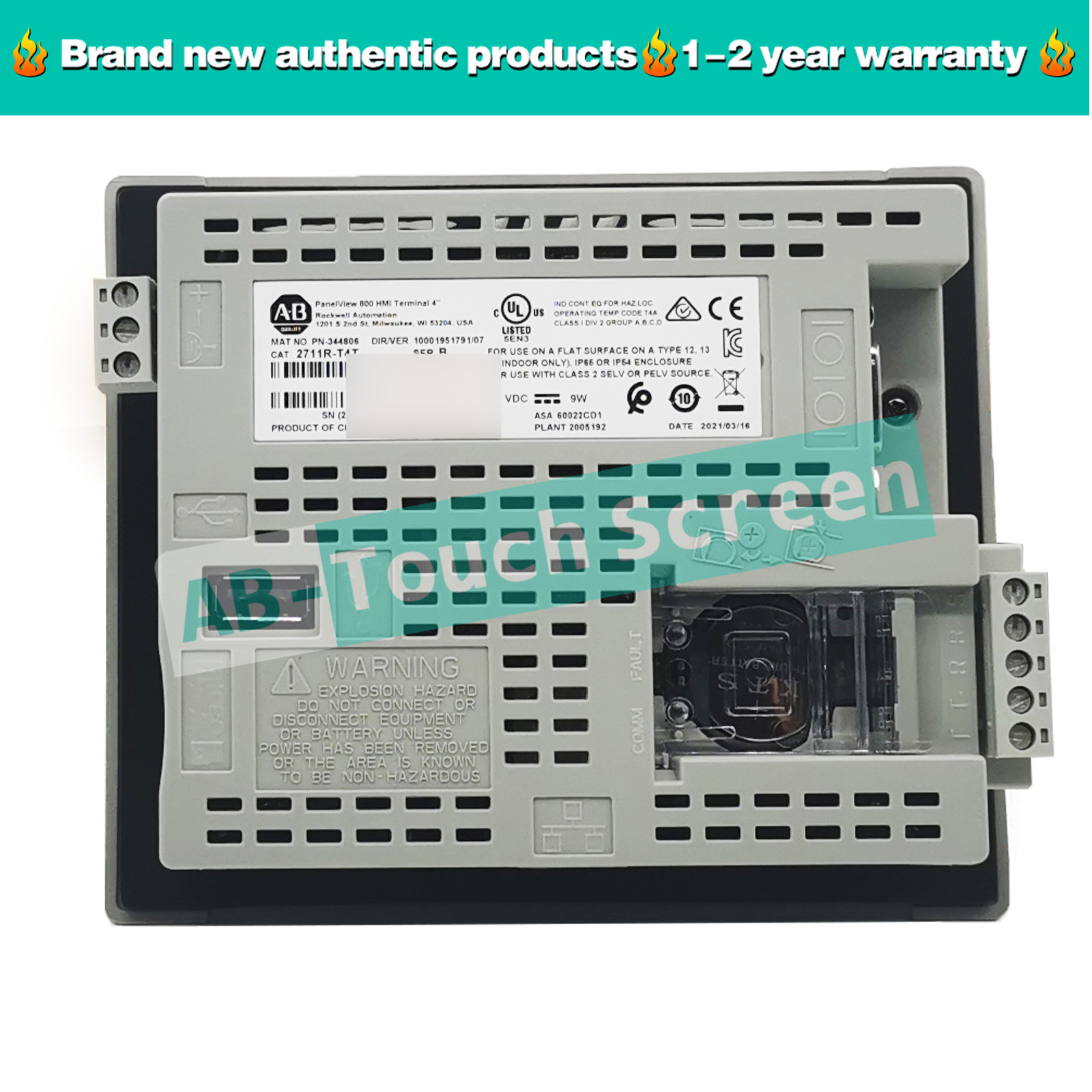 OEM Allen-Bradley 2711R-T4T PANELVIEW 800 4.3-INCH HMI TERMINAL