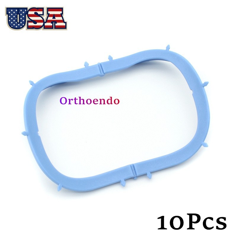10 Pcs Dental Collapsible Rubber Dam Barrier Bracket Oral Barrier Plastic Frame