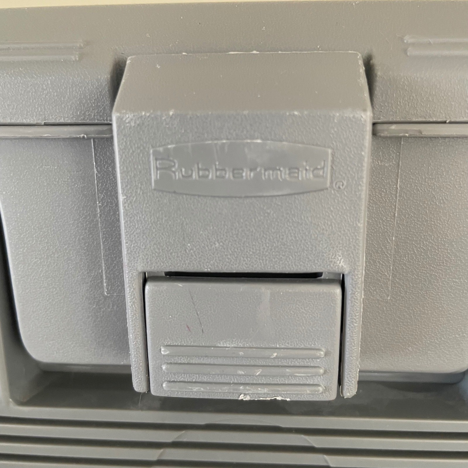 Vintage Rubbermaid File Box Travel Check Cassettes Recipes Media 1980s Storage