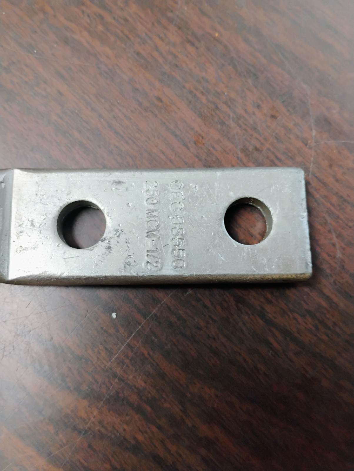 NSI AL250-N AL250N ALUMINUM COMPRESSION LUG 1/2″ STUD 2-HOLE NEW *LOT OF 5*