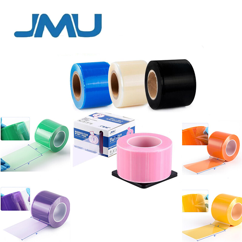JMU Dental Barrier Film Sleeves Plastic Protect Tape 1200 Sheets/Roll 4X6″