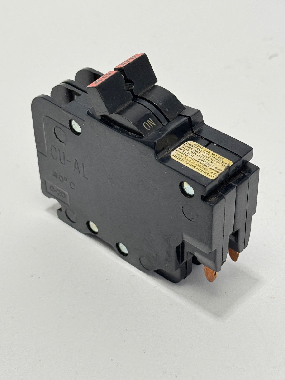 Federal Pacific Electric NC240 2 Pole 40 Amp 120v Stab-Lok Circuit Breaker