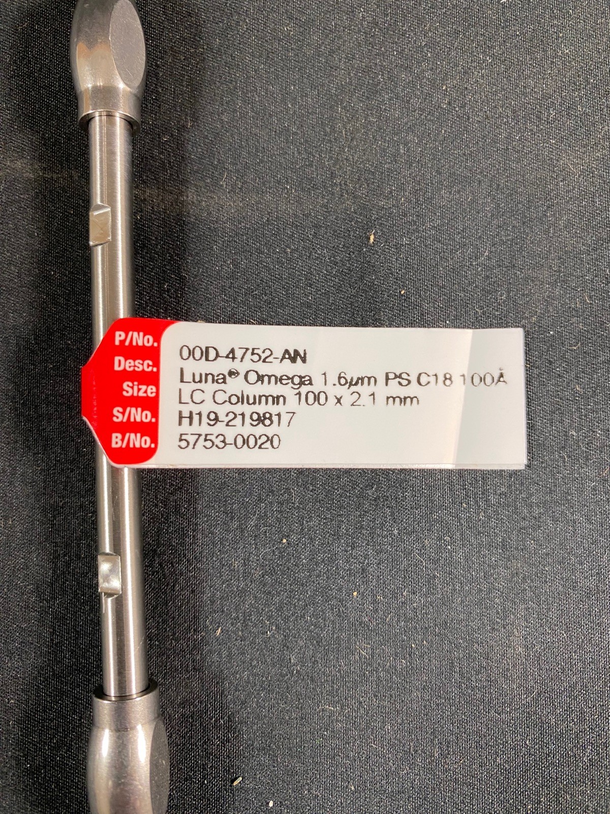 PHENOMENEX Luna Omega 1.6um PS C18 100Å HPLC Column 100 x 2.1mm 00D-4752-AN