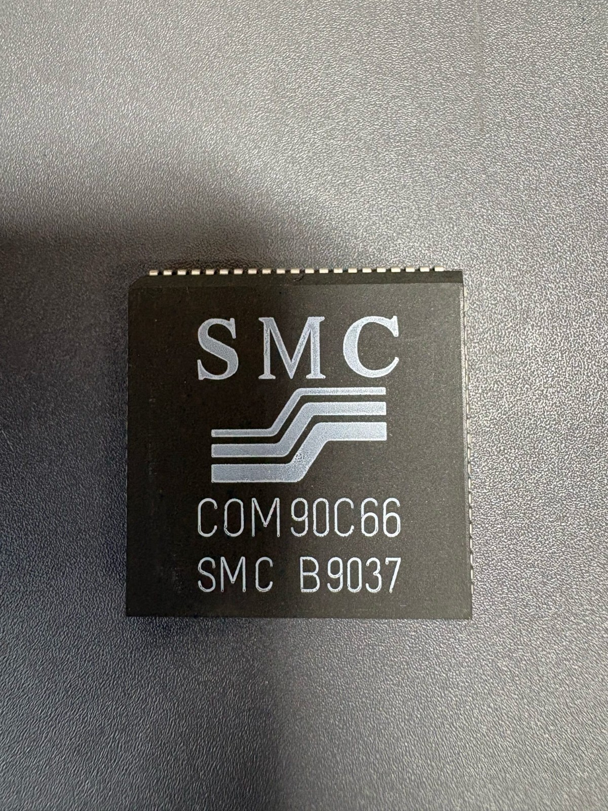 5x SMC COM90C66 PLCC IC Chip Vintage ASAT Hong Kong Lot