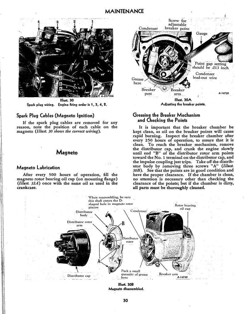 Tractor Operator Instruction Maint Manual Fits McCormick Farmall Cub 1955