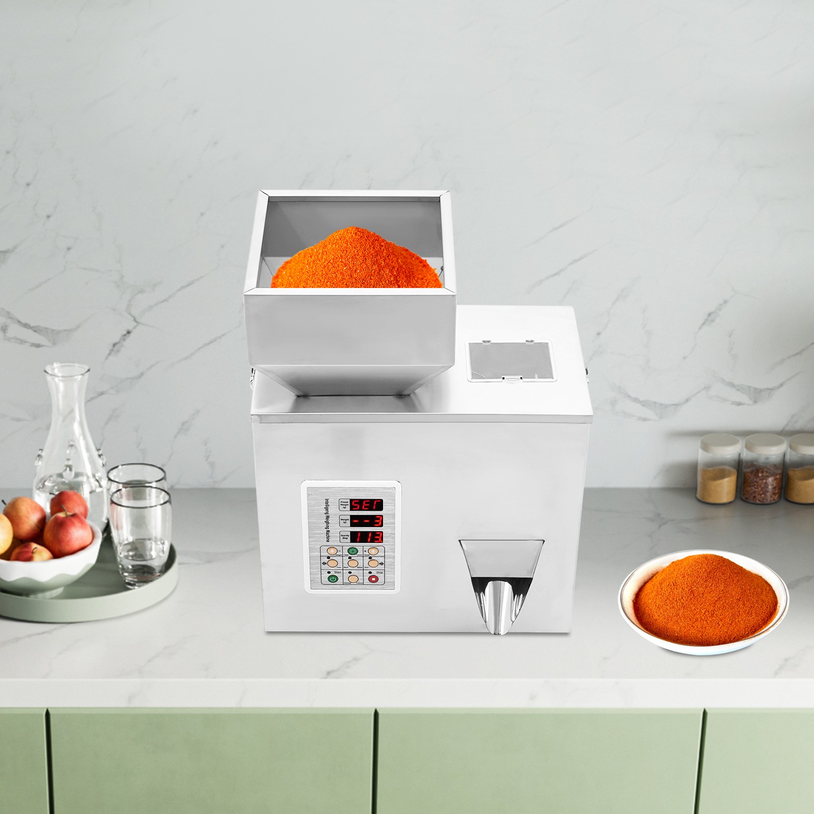 Automatic Intelligent Weighing Filling Machine Adjustable Particle Dispenser