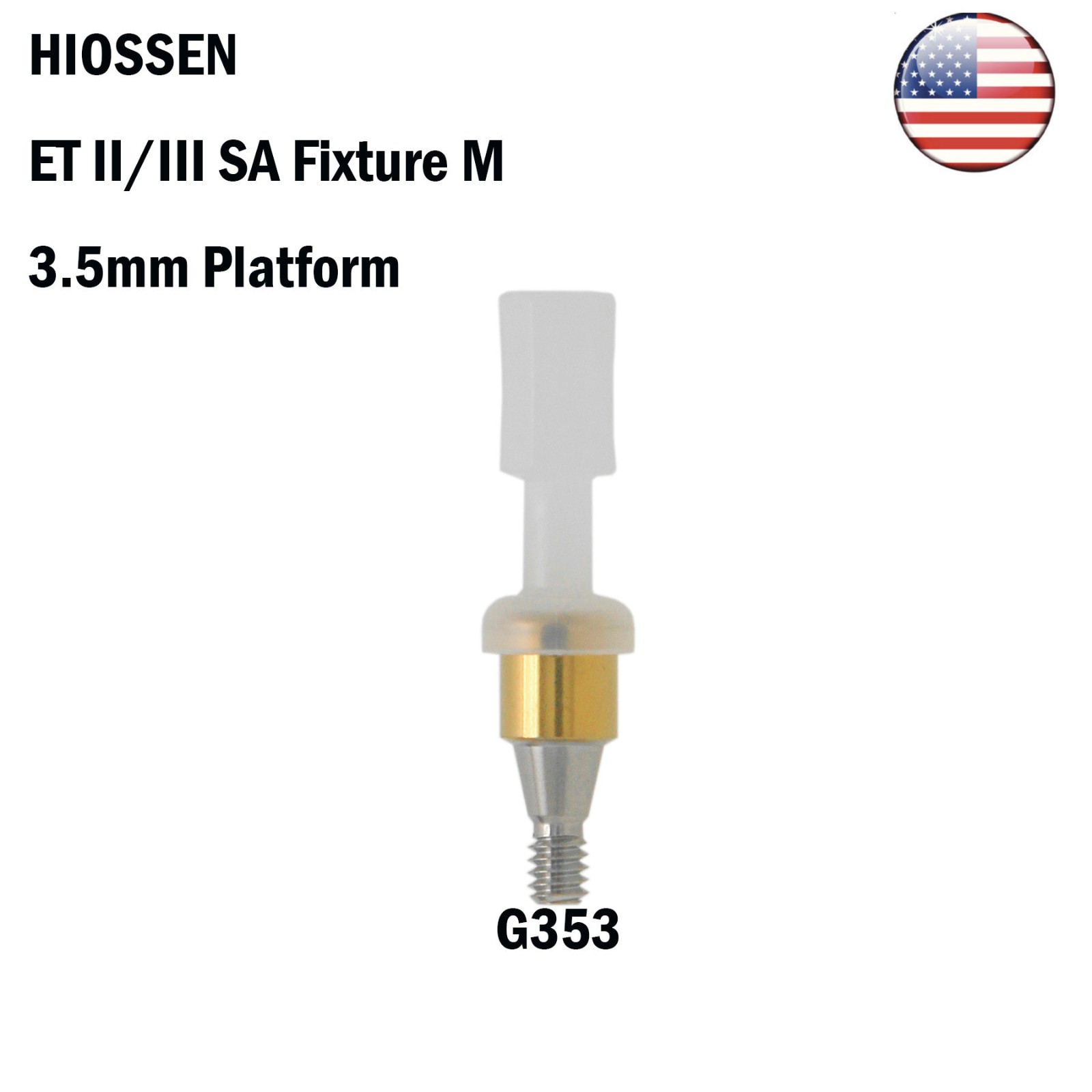 Dental Locator Abutment Attachment for Osstem Hiossen Mini Regular GH1/2/3/4/5/6