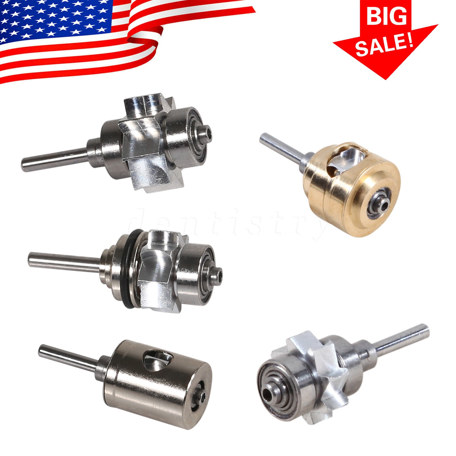 Dental Turbine Cartridge Rotor Fit NSK YBM YDA4 WCA4 High Speed Handpiece