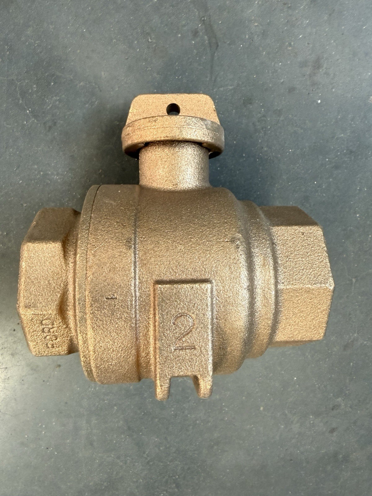 Ford Meter B11-777-NL 2” FIP x 2” FIP Curb Stop Brass Ball Valve No Lead 2/box