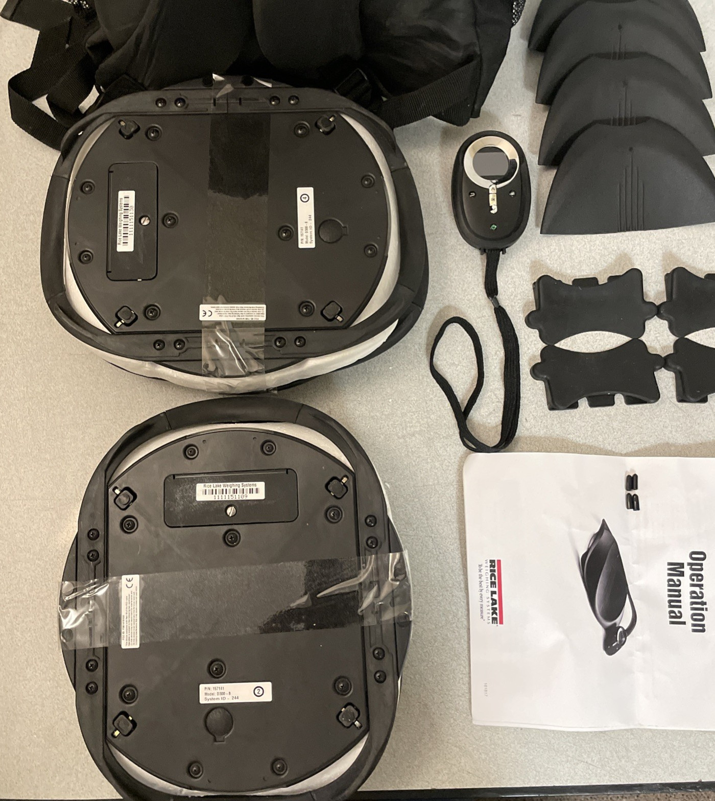 Rice Lake D300 Portable Wireless Wheelchair Scale 800 lbs – Mint