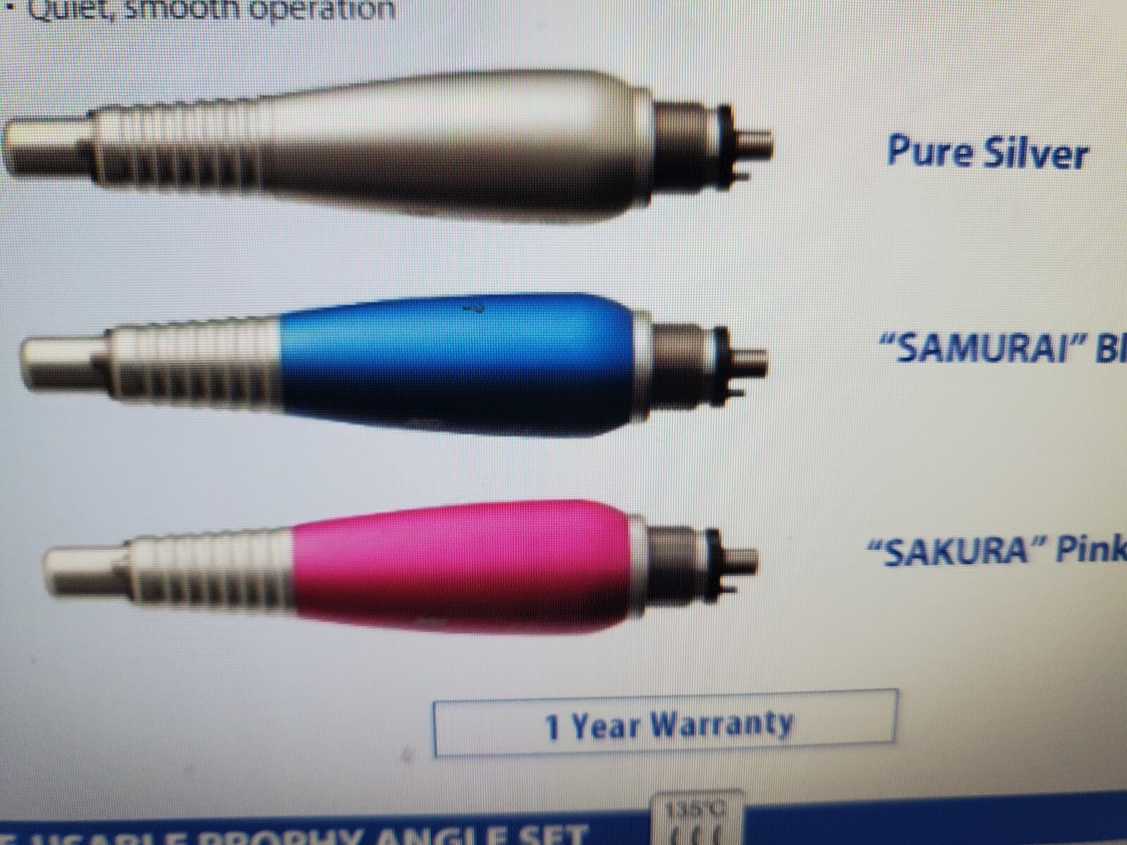 Dental MP Prophy Handpiece MP -50M Nakamura, Choice Your Color