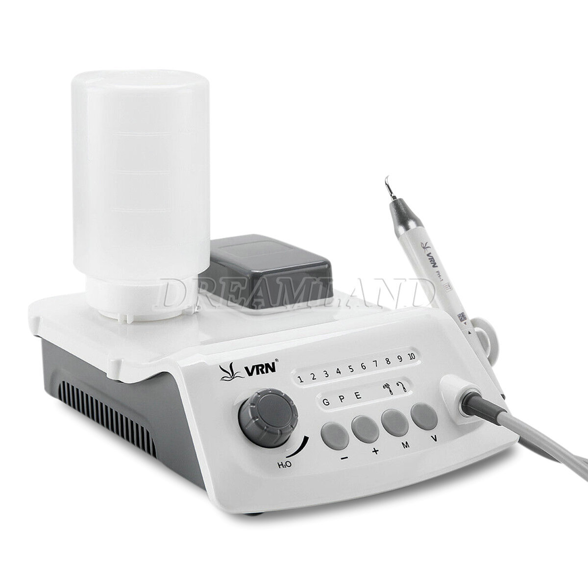 VRN Dental Portable Ultrasonic Piezo Scaler A8 LED /Air Scaler Handpiece 2/4Hole