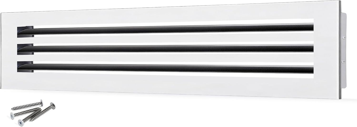 30×6 Modern AC Vent Cover – Decorative Air Vent Register Grille, Linear Slot