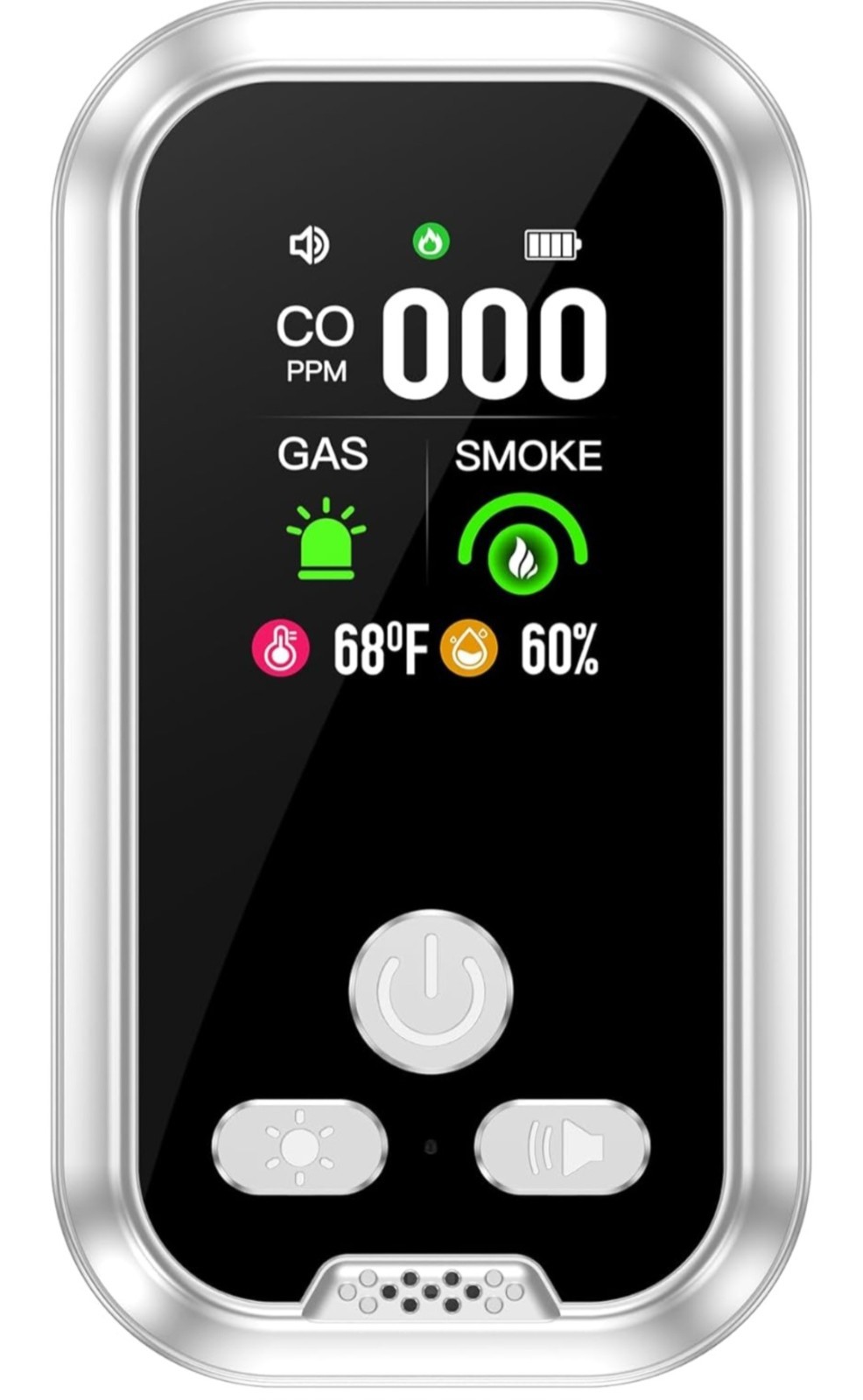 Gedsffati HD11-CGS Combined Smoke Combustible Gas And Carbon Monoxide Alarm