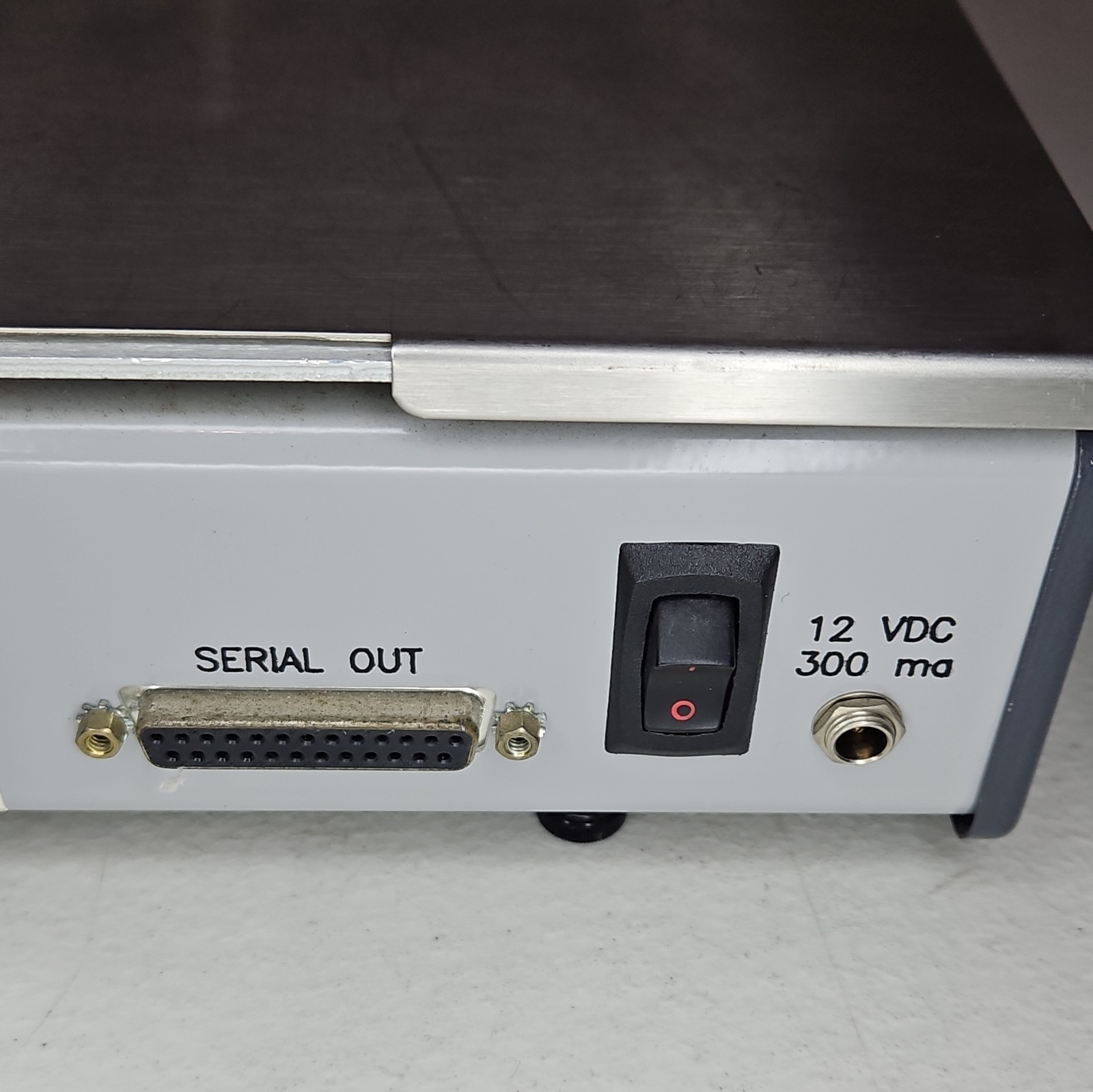 Detecto MS-8 Postal Scale 8 lb x 0.1 oz Stainless Platform, AC Adapter, Serial