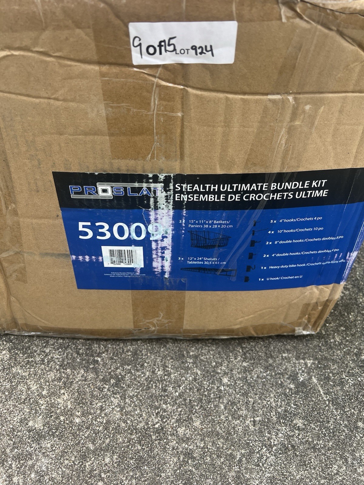 Proslat Stealth Ultimate Bundle Kit 50 lb. Load Capacity Black 20 Pieces