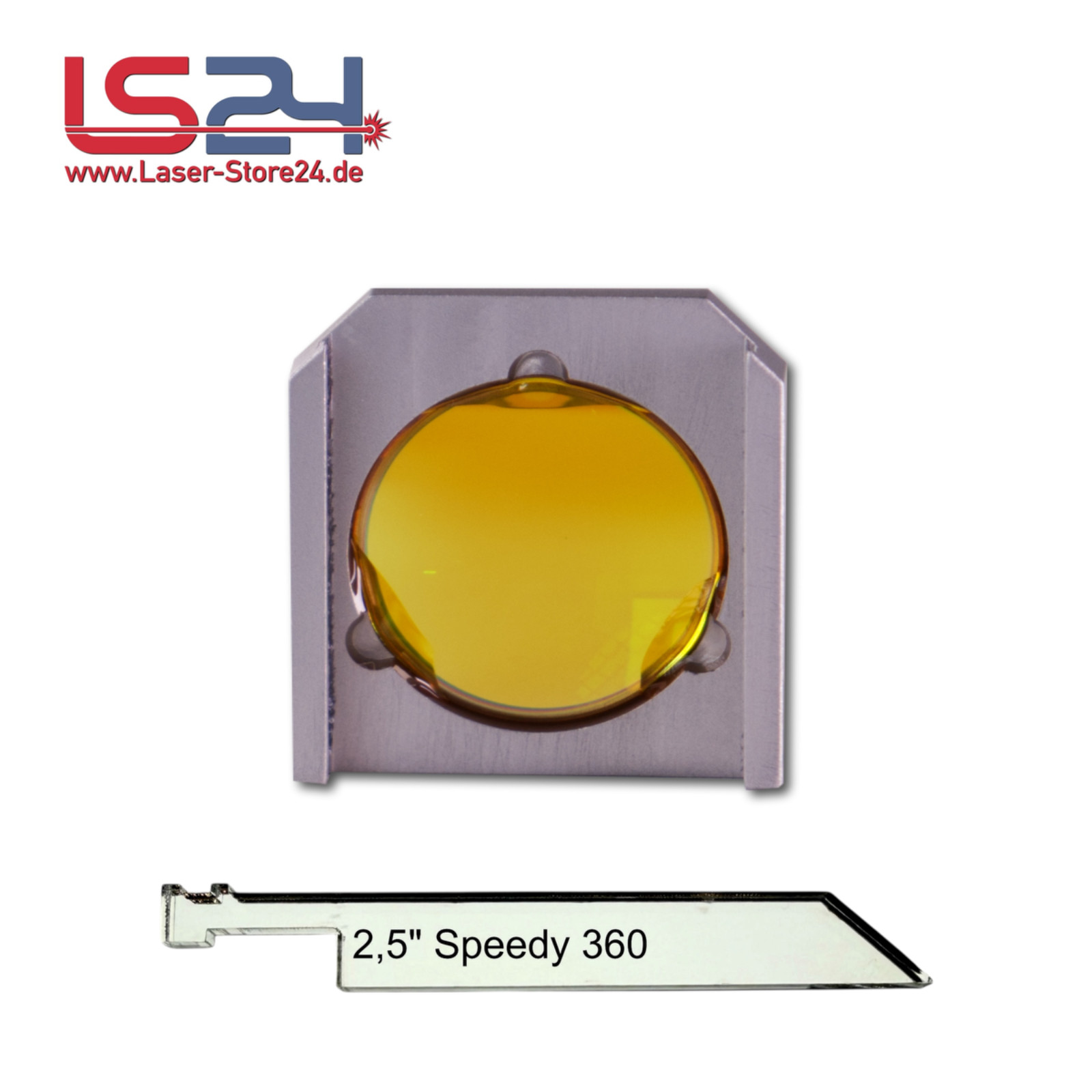 2.5″ Trotec Speedy 360 / Flexx CO2 laser lens including focus tool