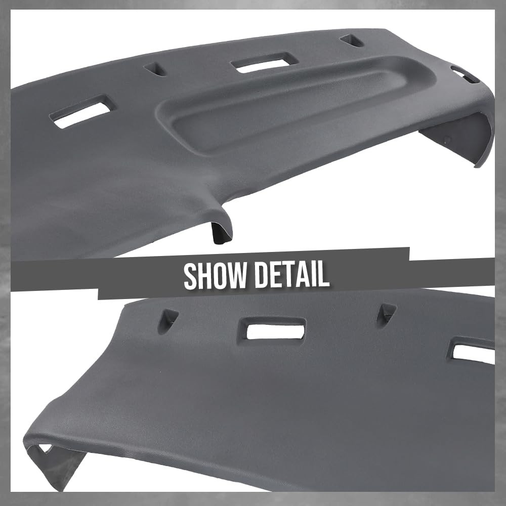 TPE Dash Cover Dashboard Fits Dodge Ram 1500 2500 3500 Truck 1994-1997 Gray