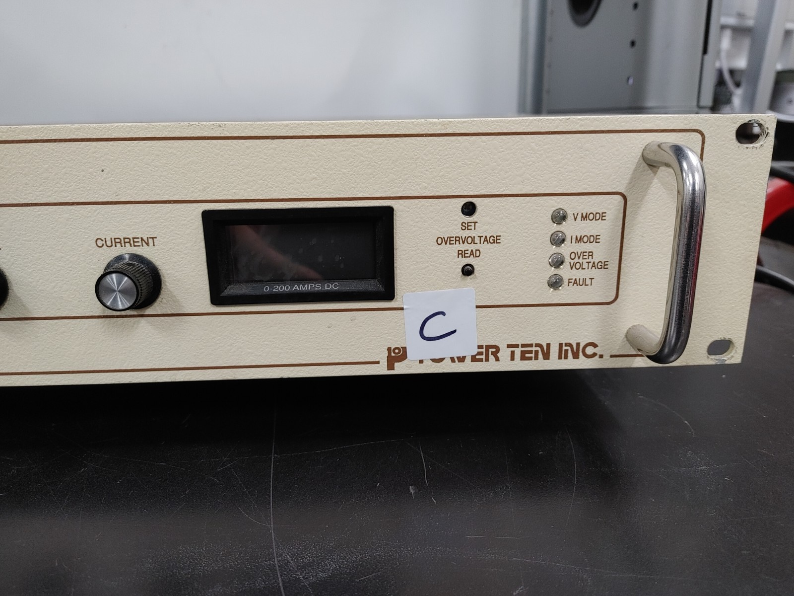 POWER TEN P62B-10200A 0-10 Volts DC 0-200 Amps DC Power Supply