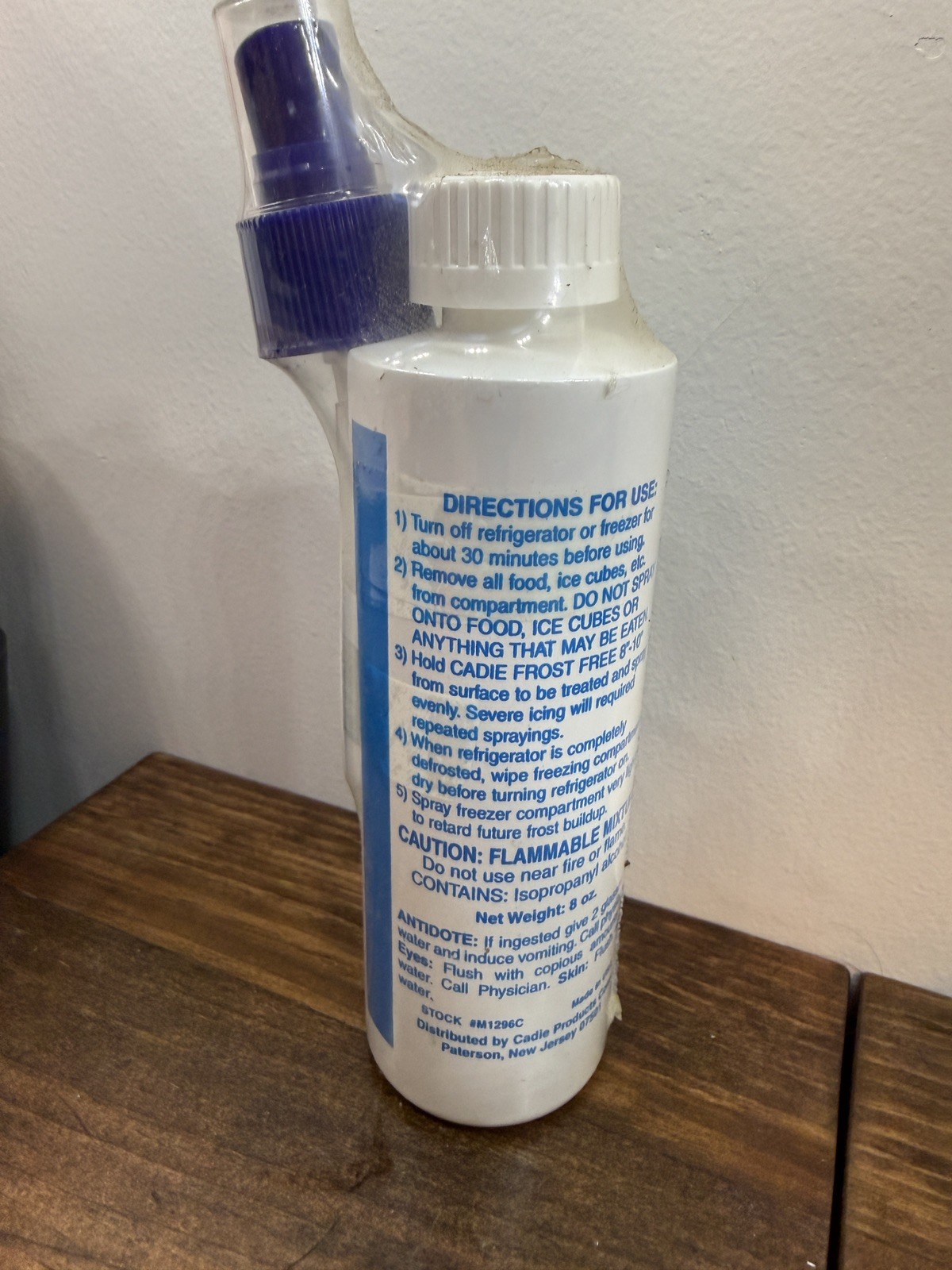 Cadie Frost Free Refrigerator Defrost 8 Fluid Ounces BRAND NEW FACTORY SEALED