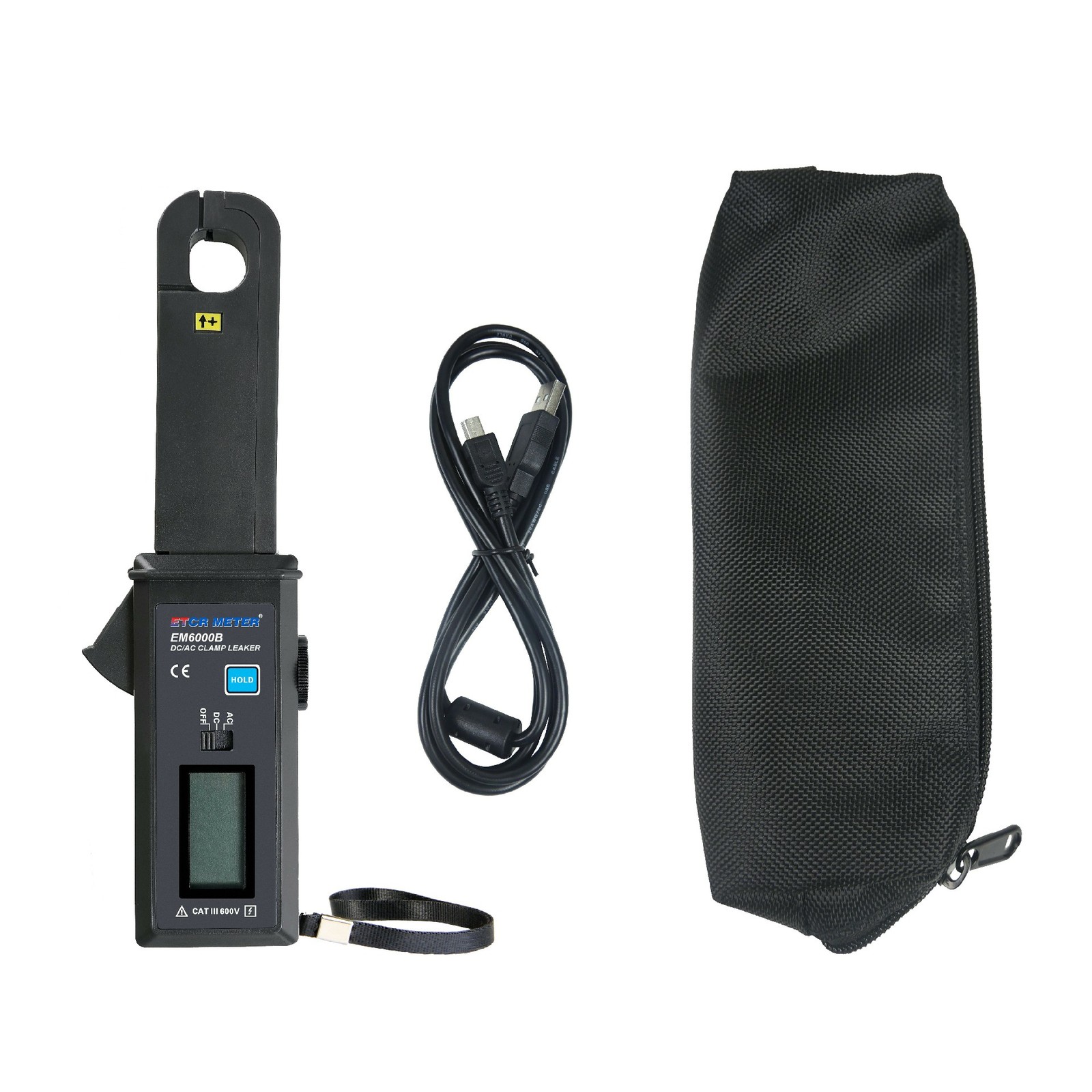 EM6000B DC/AC Clamp Leakage Current Meter 0mA ~ 60.0A New