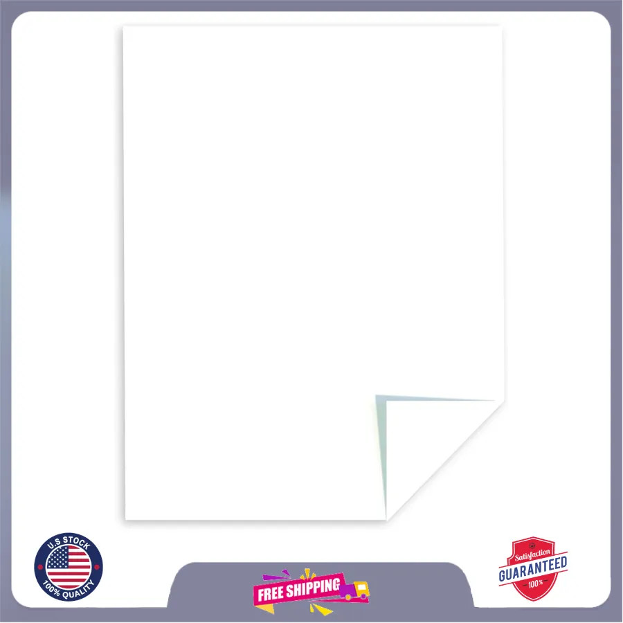 Astrobrights Premium Cardstock 65lb 8.5 x 11 White 75 Sheets 90905-02