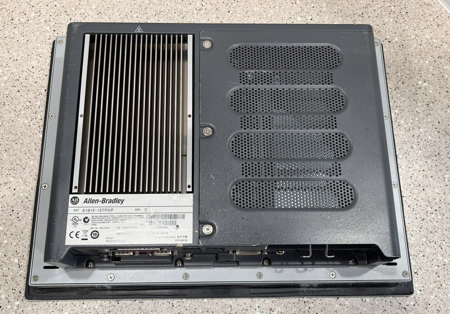 US SELLER Allen Bradley 1500P 6181P-15TPXP Integrated Display #2 W/ SCRATCHES