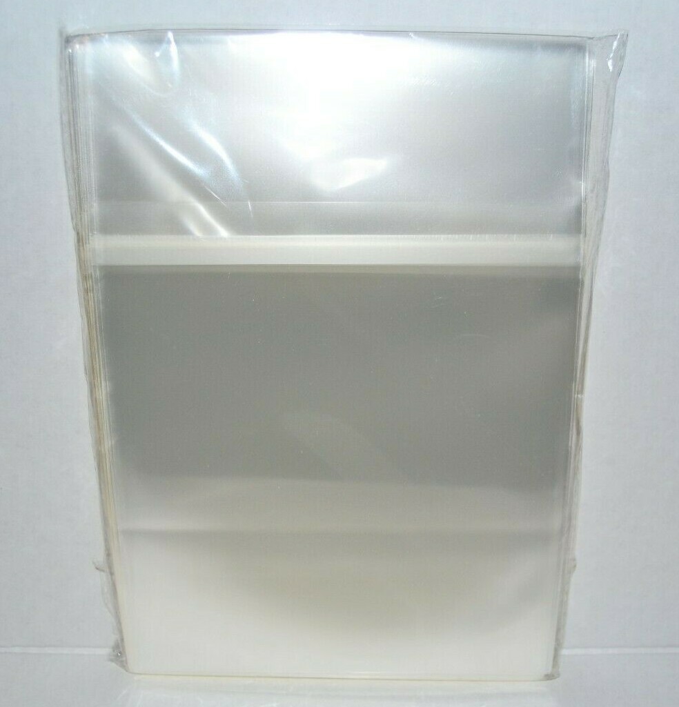 100 DVD Disc Cases 14mm Resealable Plastic Bags Wrap Sleeves Nintendo GameCube