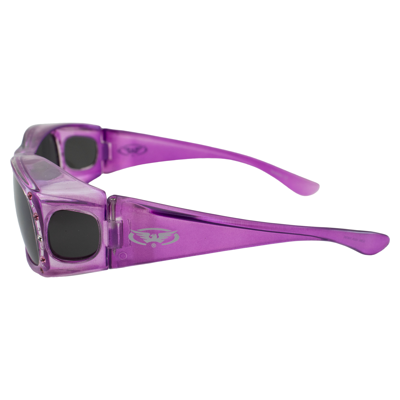 GLOBAL VISION FANFARE FIT OVER SAFETY GLASSES SIDE SHIELD SHATTERPROOF UV400