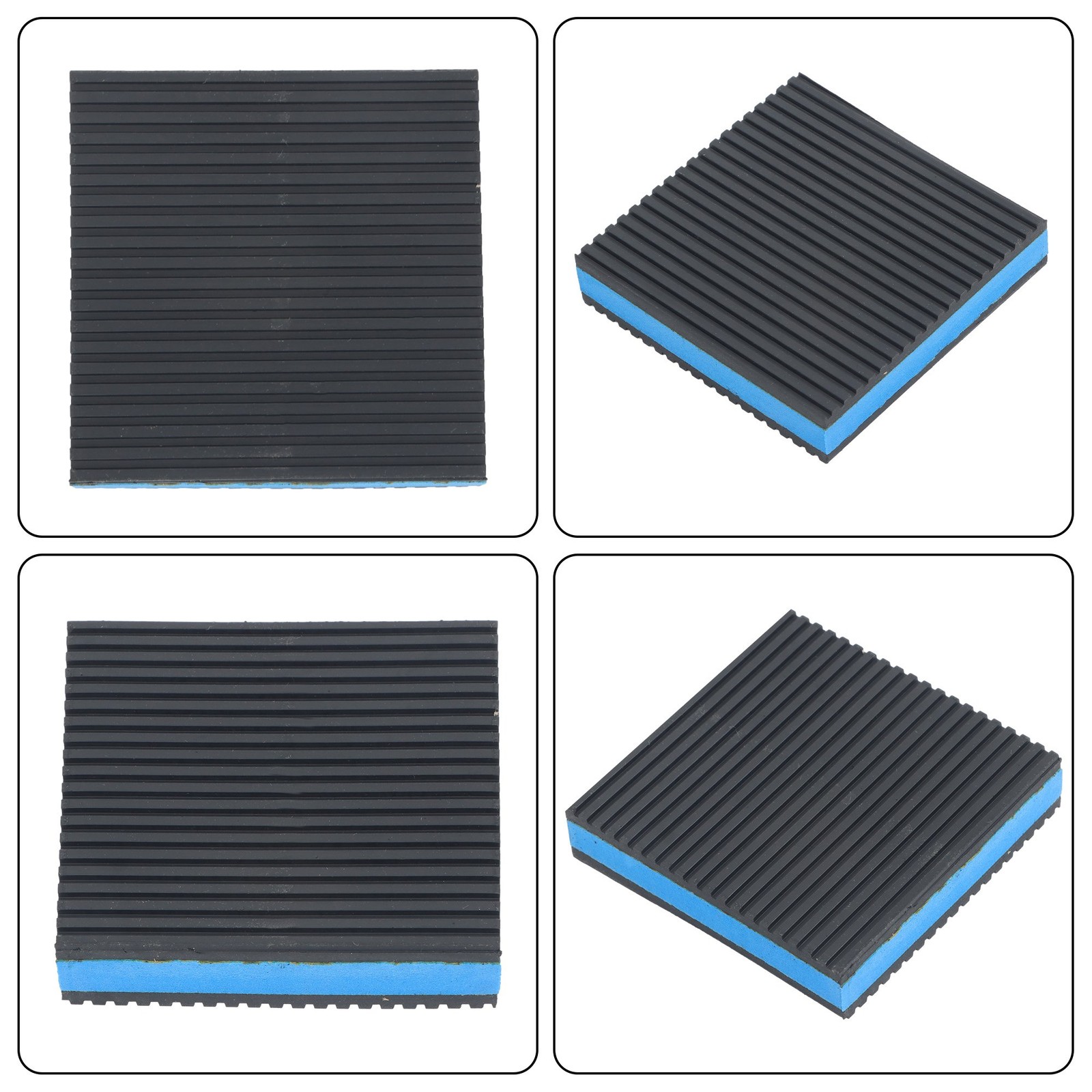 8 Pack Heavy Duty Anti Vibration Pads 4 x 4 x 7/8 Inches EVA Rubber Pad