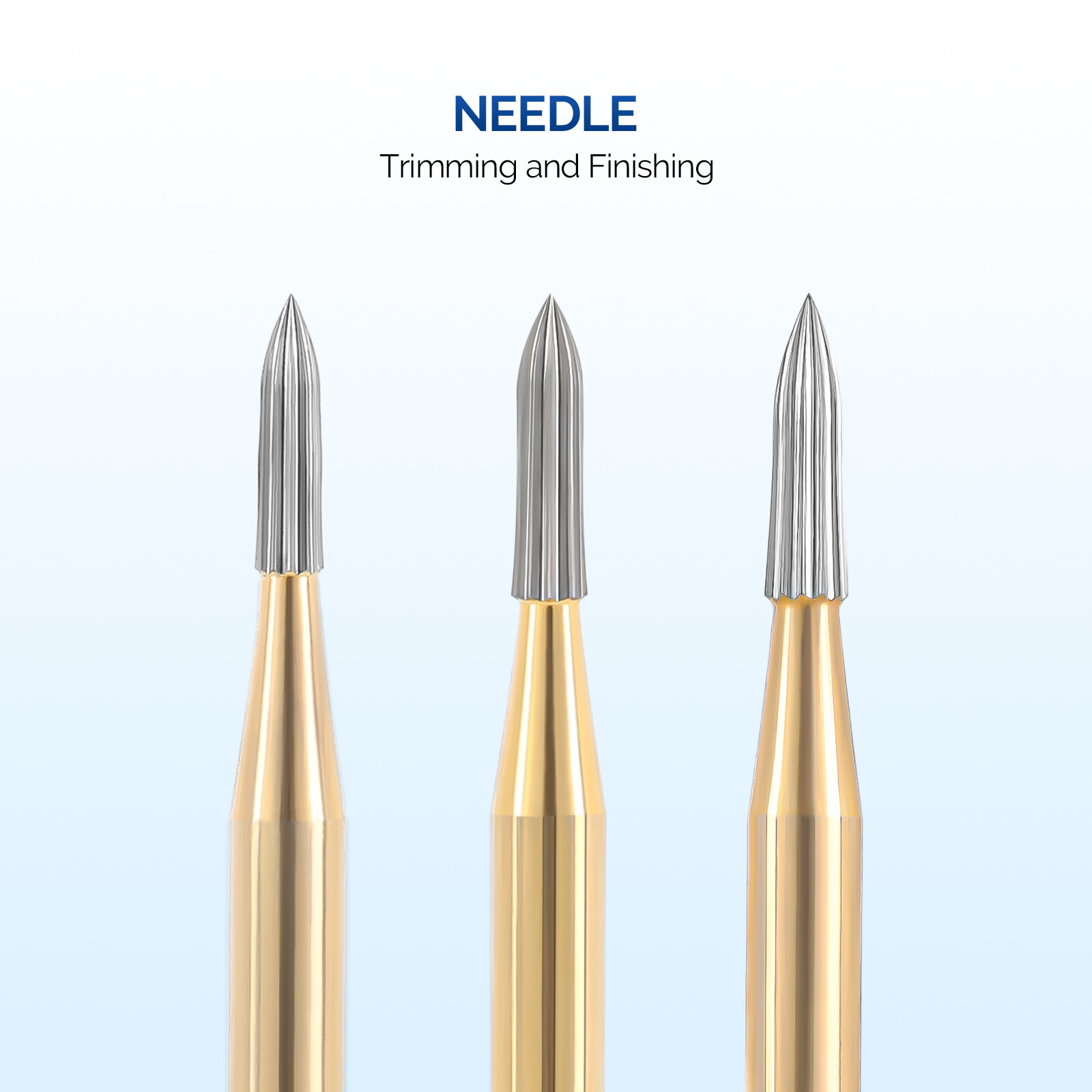 JMU Dental Orthodontic Trimming and Finishing Carbide Burs Need Egg for HP, 5PCS