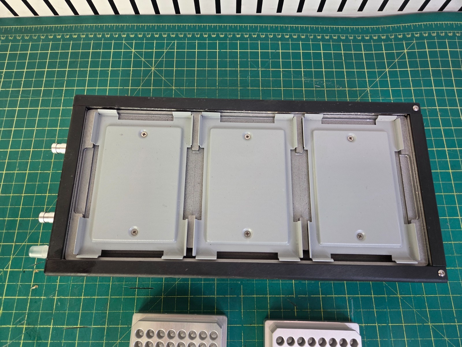 Tecan MTP-PCR 3 Position Cooled Micro -Plate Carrier W/2×96 Well Aluminum Blocks